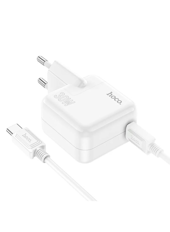 Hoco C112A charger single port PD30W (EU) set(Type-C to Type-C) - Image 4